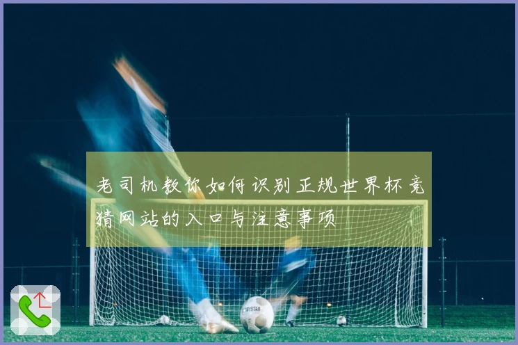 老司机教你如何识别正规世界杯竞猜网站的入口与注意事项