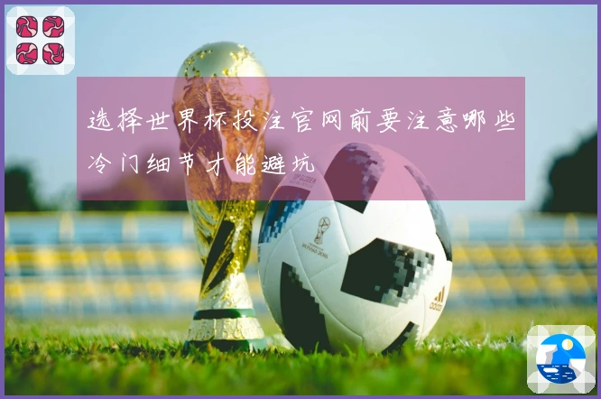 选择世界杯投注官网前要注意哪些冷门细节才能避坑