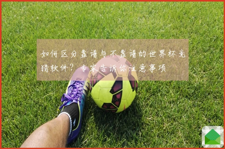 如何区分靠谱与不靠谱的世界杯竞猜软件？专家告诉你注意事项