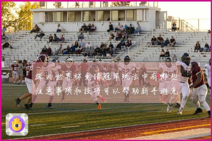 烽火世界杯竞猜冠军玩法中有哪些注意事项和技巧可以帮助新手避免踩雷