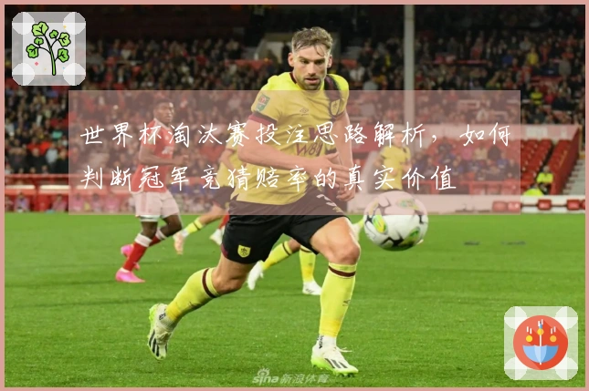 世界杯淘汰赛投注思路解析，如何判断冠军竞猜赔率的真实价值