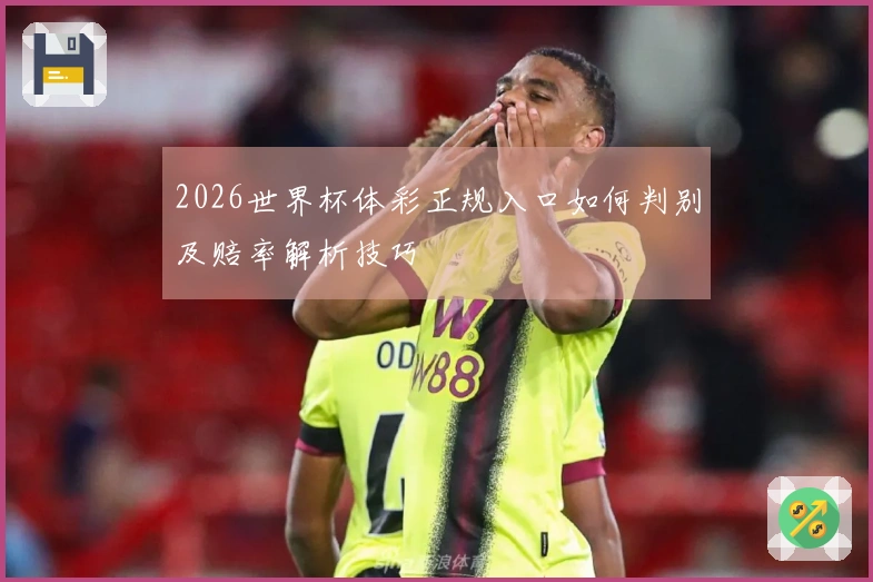 2026世界杯体彩正规入口如何判别及赔率解析技巧