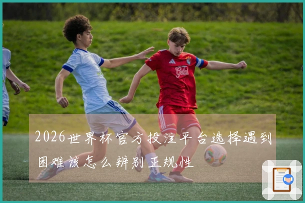 2026世界杯官方投注平台选择遇到困难该怎么辨别正规性